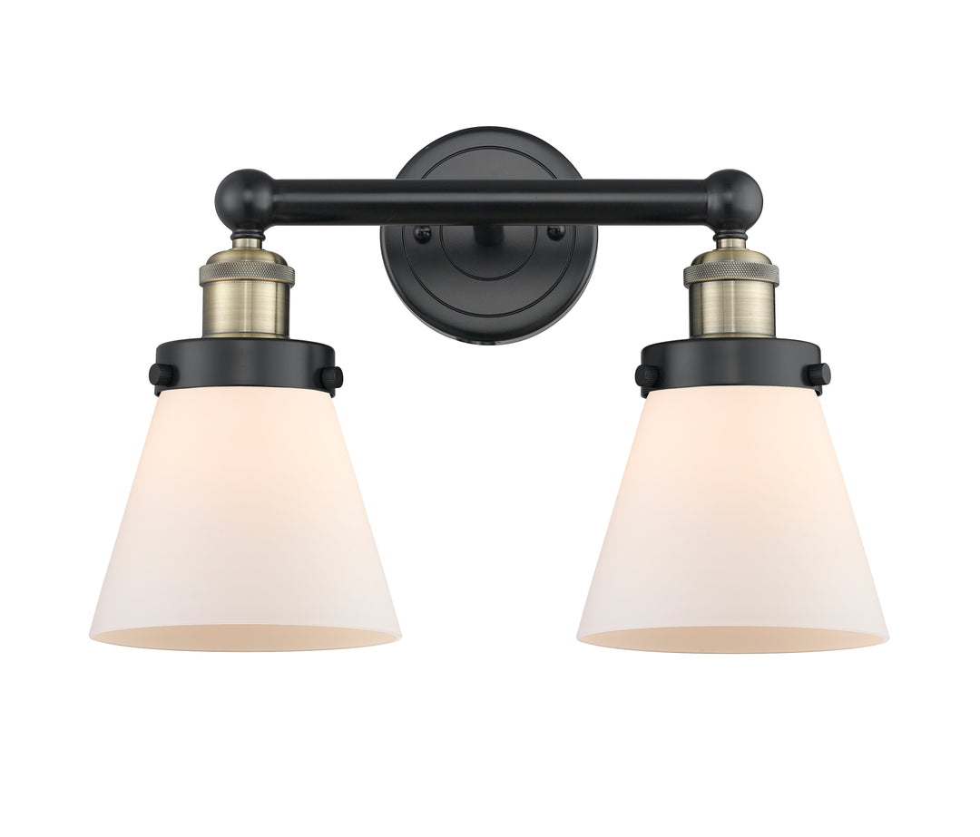 Innovations Lighting Cone 6" Bath Vanity Light - Black Antique Brass