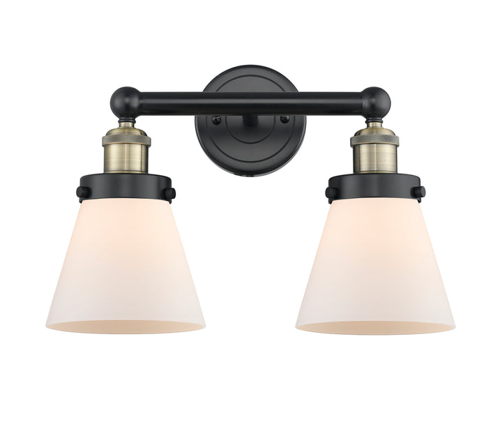 Innovations Lighting Cone 6" Bath Vanity Light - Black Antique Brass