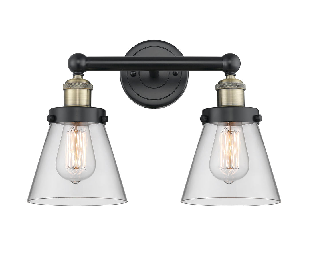 Innovations Lighting Cone 6" Bath Vanity Light - Black Antique Brass