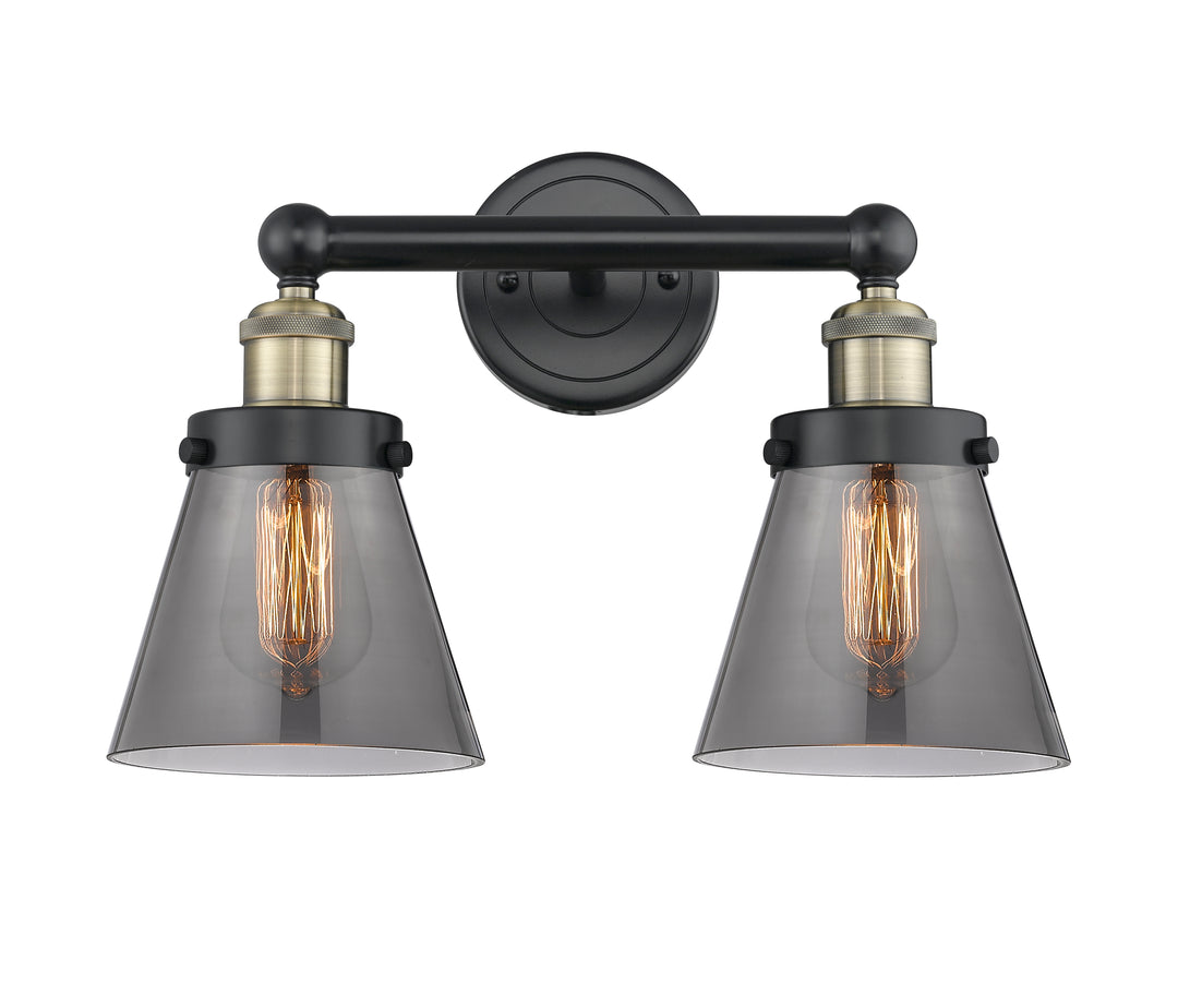 Innovations Lighting Cone 6" Bath Vanity Light - Black Antique Brass