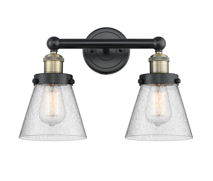 Innovations Lighting Cone 6" Bath Vanity Light - Black Antique Brass