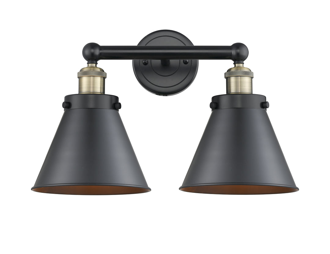 Innovations Lighting Appalachian 8" Bath Vanity Light - Black Antique Brass