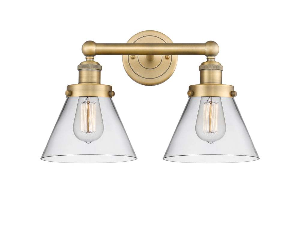 Innovations Lighting Cone 8" Bath Vanity Light - Brushed Brass