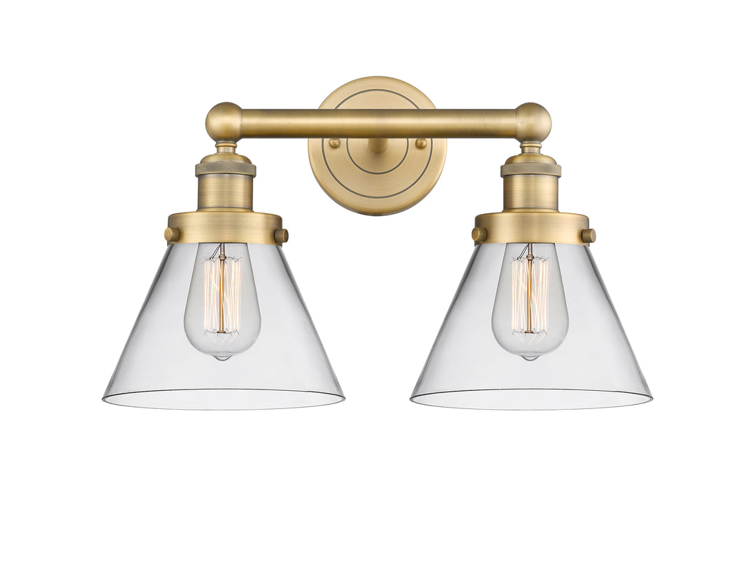 Innovations Lighting Cone 8" Bath Vanity Light - Brushed Brass