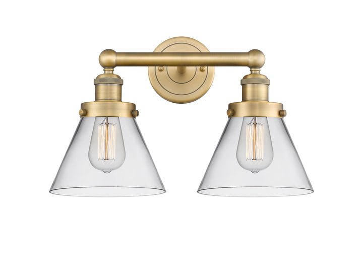 Innovations Lighting Cone 8" Bath Vanity Light - Brushed Brass