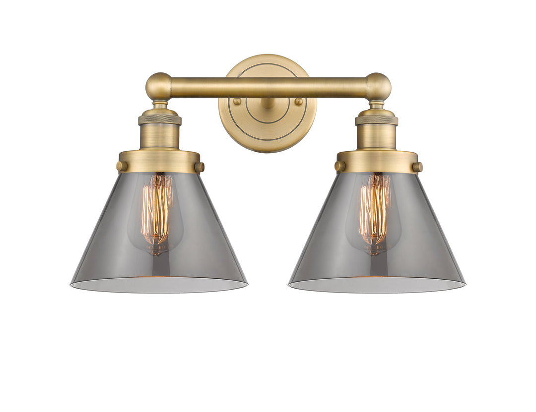 Innovations Lighting Cone 8" Bath Vanity Light - Brushed Brass