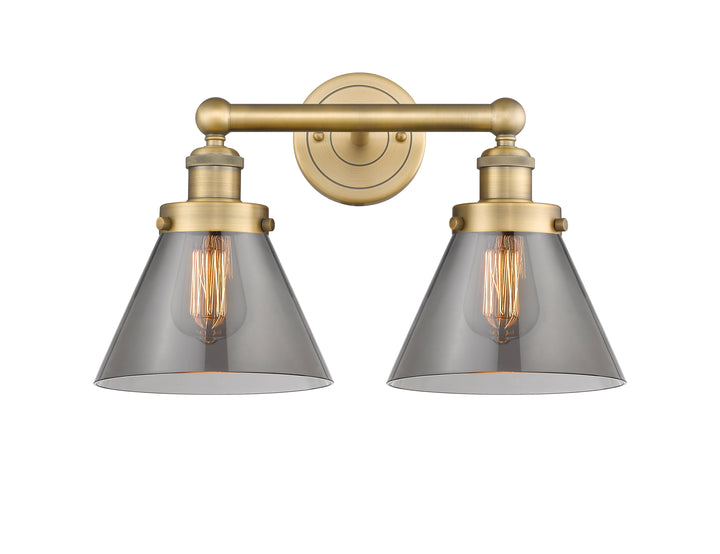 Innovations Lighting Cone 8" Bath Vanity Light - Brushed Brass