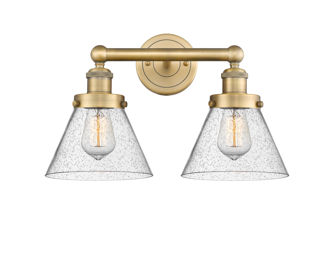 Innovations Lighting Cone 8" Bath Vanity Light - Brushed Brass