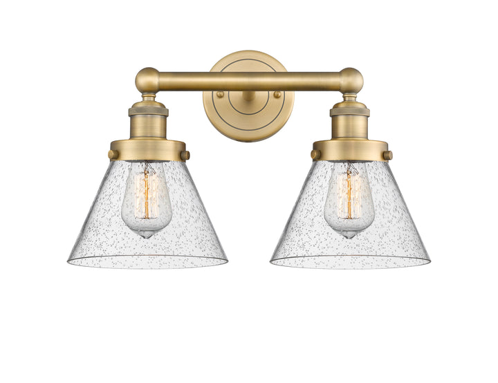 Innovations Lighting Cone 8" Bath Vanity Light - Brushed Brass