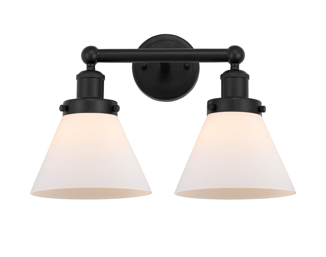 Innovations Lighting Cone 8" Bath Vanity Light - Matte Black