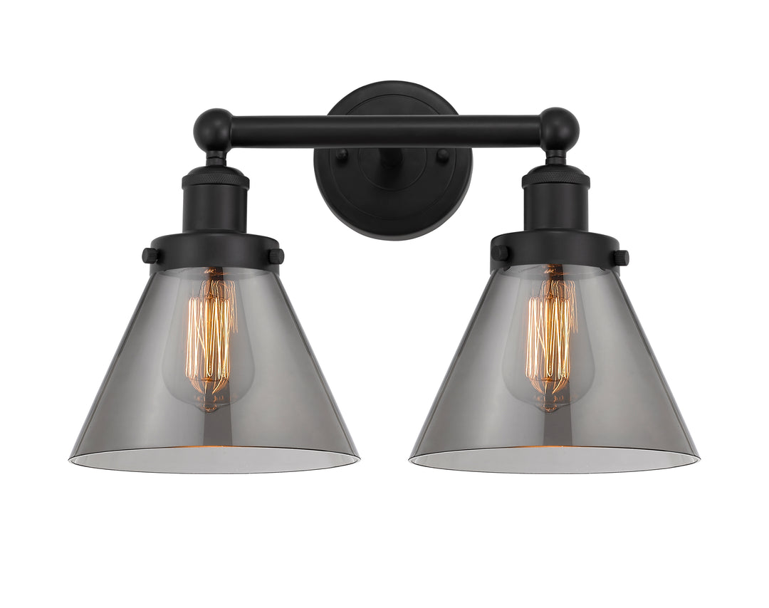 Innovations Lighting Cone 8" Bath Vanity Light - Matte Black