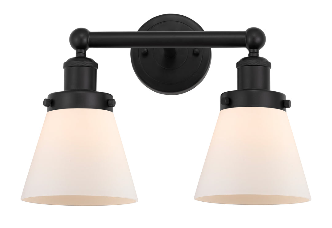 Innovations Lighting Cone 6" Bath Vanity Light - Matte Black