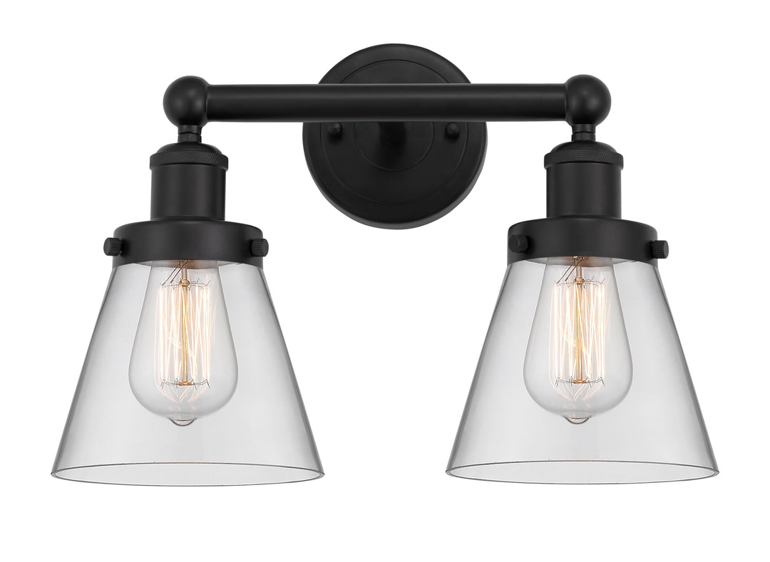 Innovations Lighting Cone 6" Bath Vanity Light - Matte Black