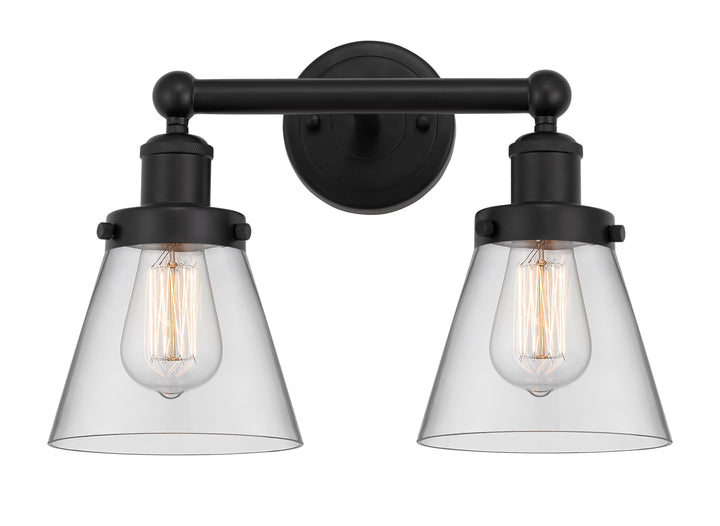 Innovations Lighting Cone 6" Bath Vanity Light - Matte Black