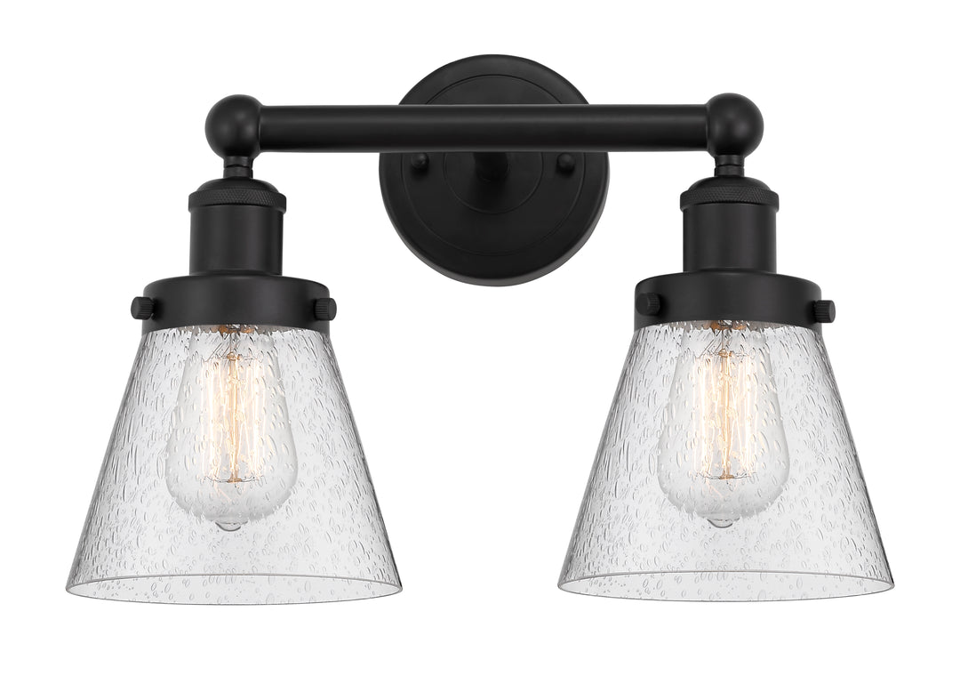 Innovations Lighting Cone 6" Bath Vanity Light - Matte Black
