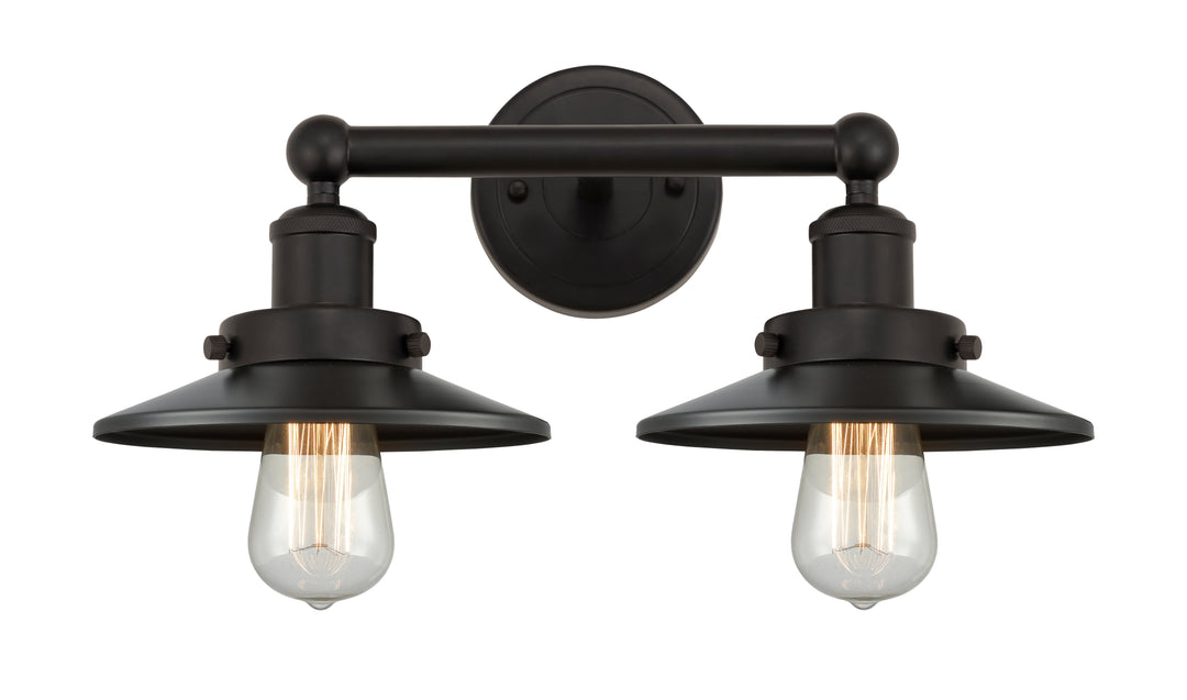 Innovations Lighting Railroad 8" Bath Vanity Light - Oil Rubbed Bronze Vanity Lights Innovations Lighting   