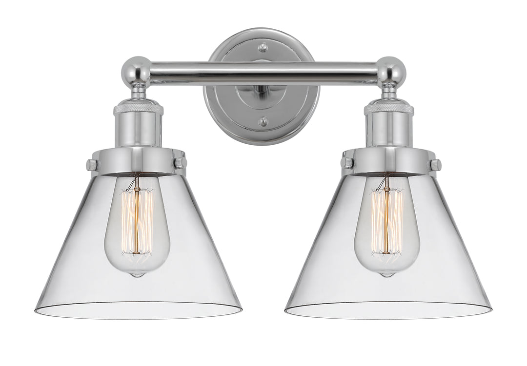 Innovations Lighting Cone 8" Bath Vanity Light - Polished Chrome