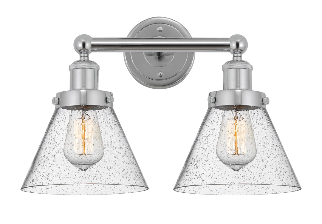 Innovations Lighting Cone 8" Bath Vanity Light - Polished Chrome