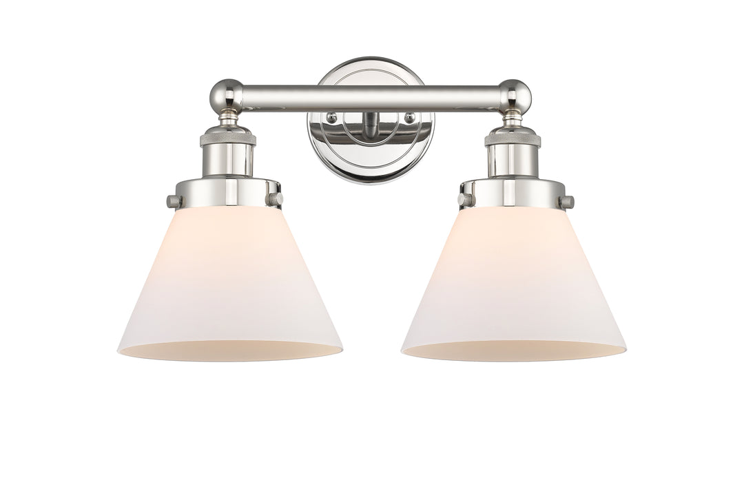 Innovations Lighting Cone 8" Bath Vanity Light - Polished Nickel