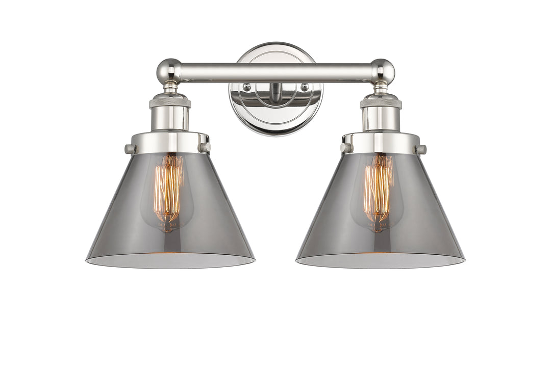 Innovations Lighting Cone 8" Bath Vanity Light - Polished Nickel
