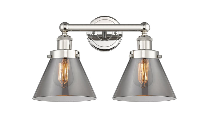 Innovations Lighting Cone 8" Bath Vanity Light - Polished Nickel