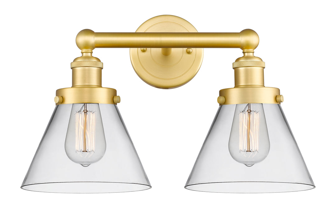 Innovations Lighting Cone 8" Bath Vanity Light - Satin Gold