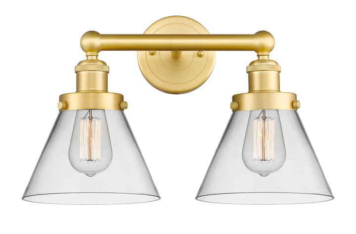 Innovations Lighting Cone 8" Bath Vanity Light - Satin Gold