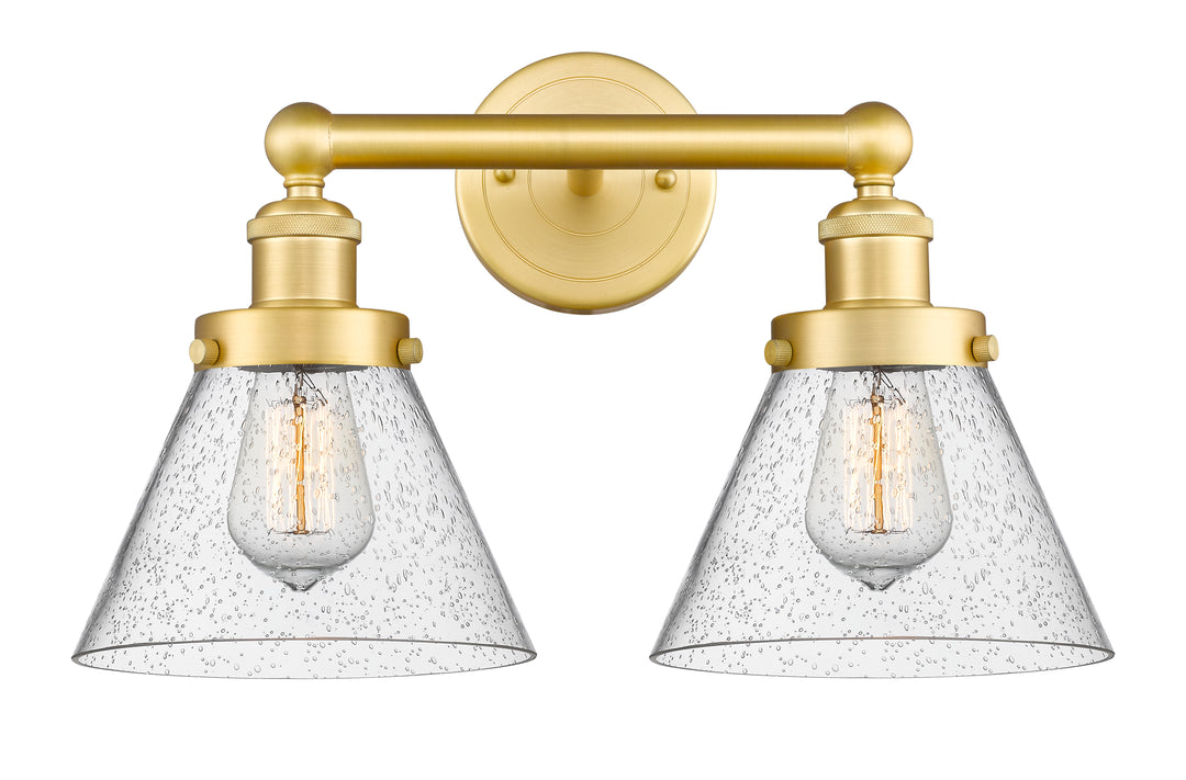 Innovations Lighting Cone 8" Bath Vanity Light - Satin Gold
