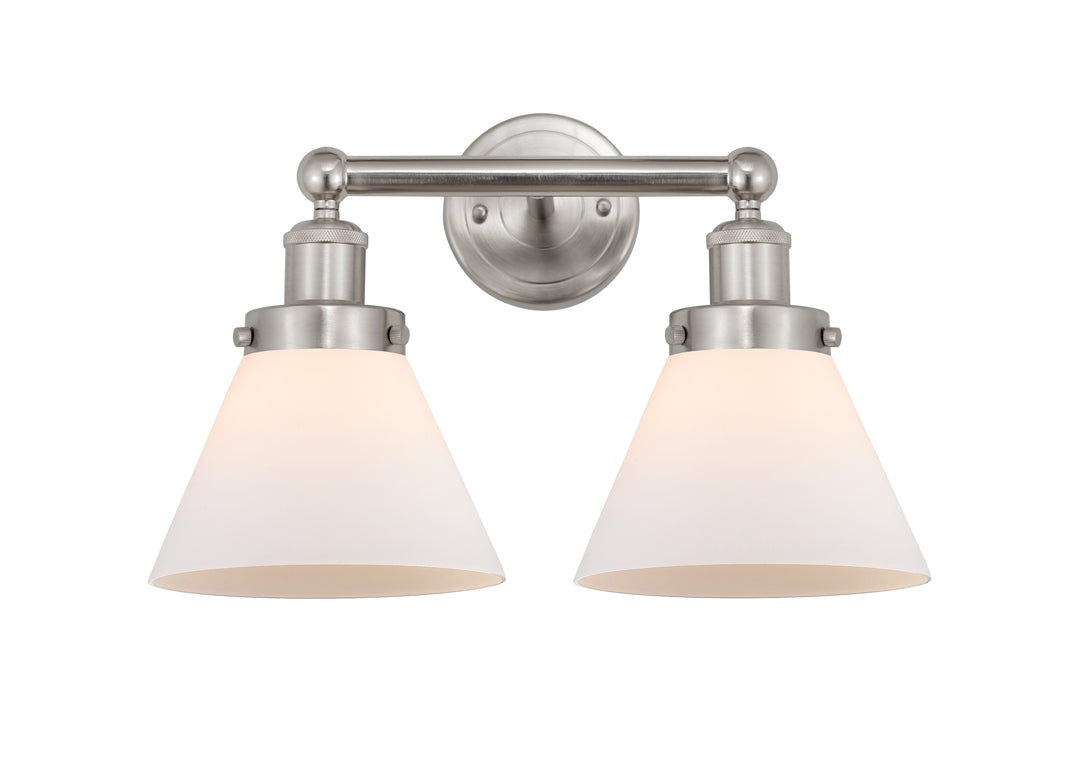 Innovations Lighting Cone 8" Bath Vanity Light - Brushed Satin Nickel