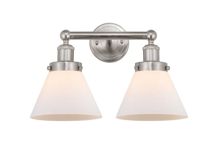 Innovations Lighting Cone 8" Bath Vanity Light - Brushed Satin Nickel