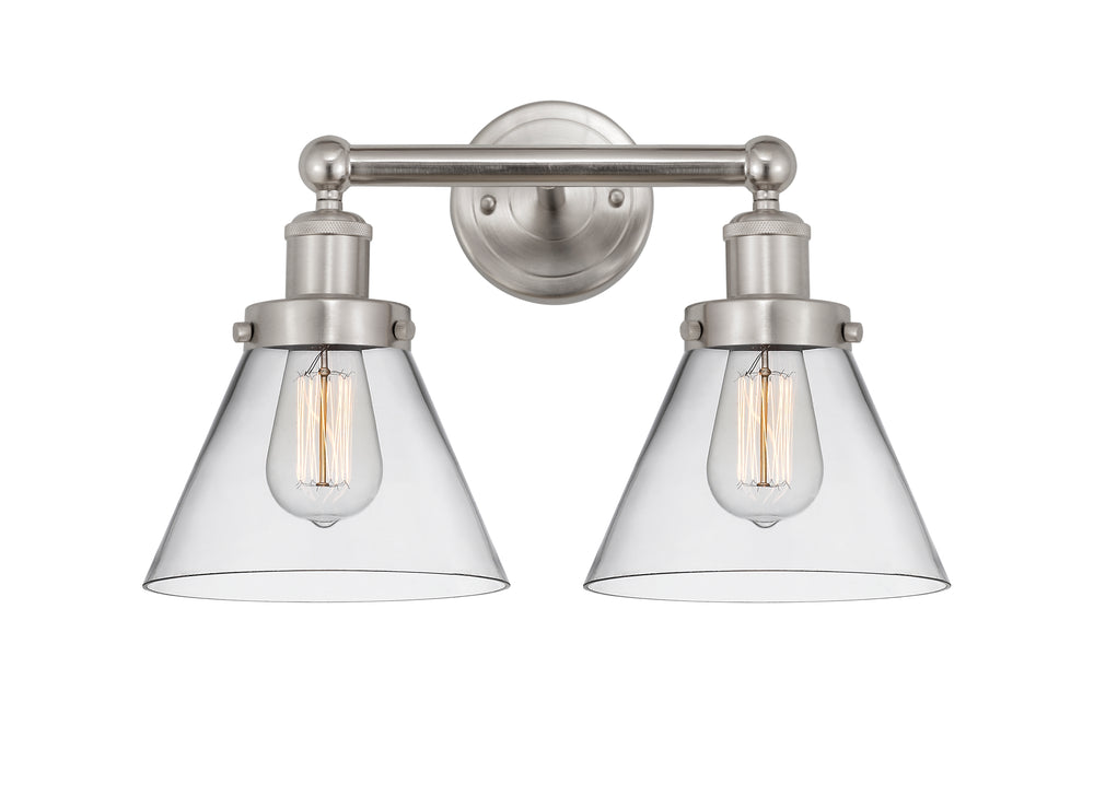Innovations Lighting Cone 8" Bath Vanity Light - Brushed Satin Nickel