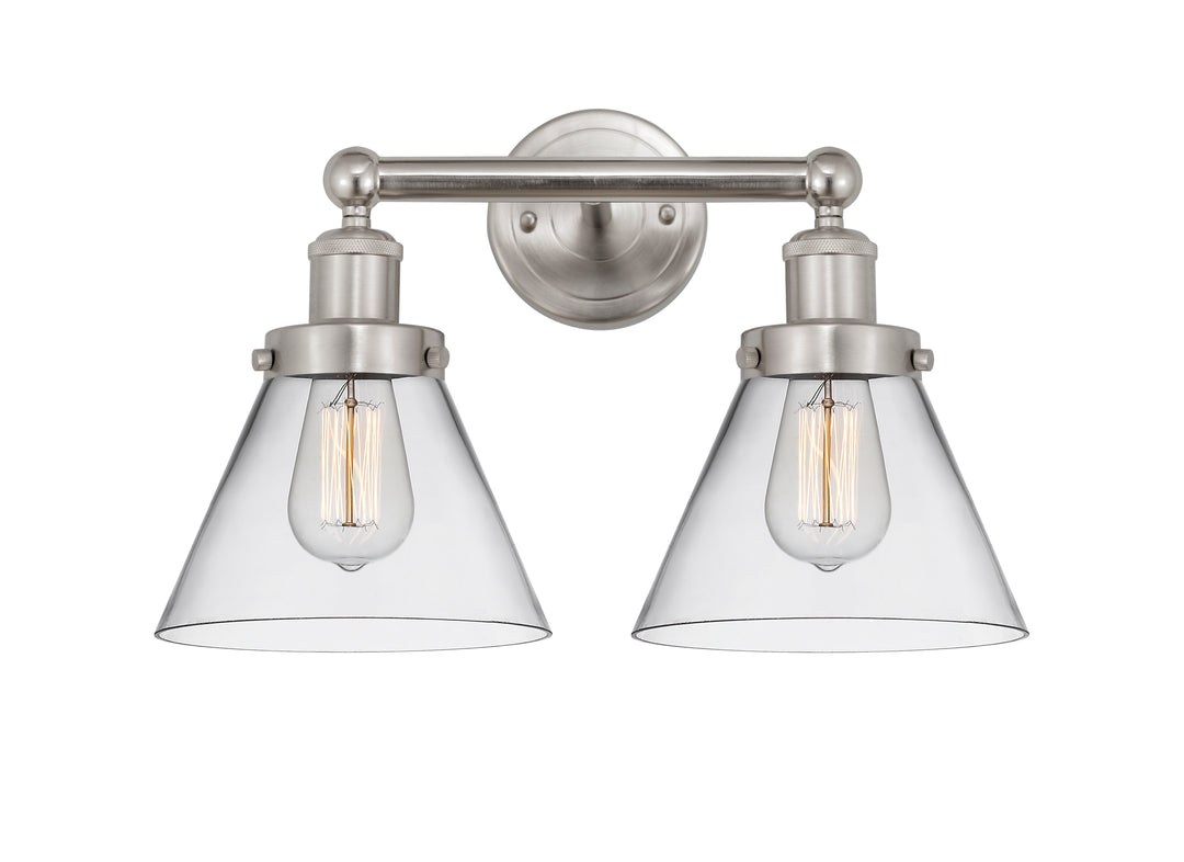 Innovations Lighting Cone 8" Bath Vanity Light - Brushed Satin Nickel