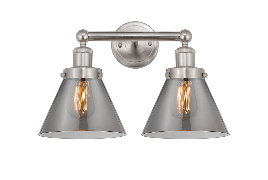 Innovations Lighting Cone 8" Bath Vanity Light - Brushed Satin Nickel