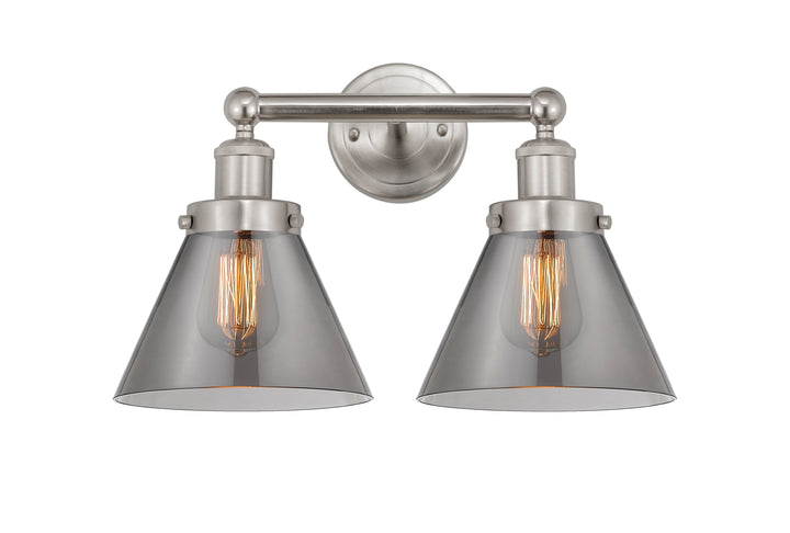 Innovations Lighting Cone 8" Bath Vanity Light - Brushed Satin Nickel