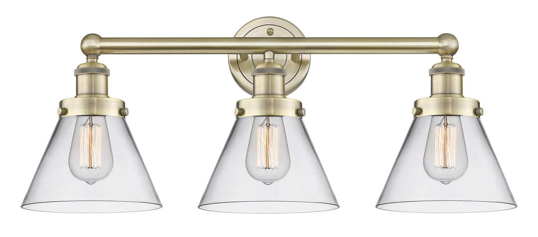 Innovations Lighting Cone 8" Bath Vanity Light - Antique Brass