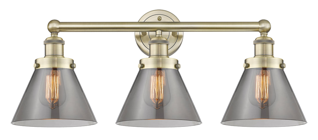 Innovations Lighting Cone 8" Bath Vanity Light - Antique Brass