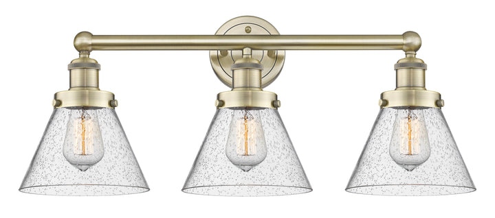 Innovations Lighting Cone 8" Bath Vanity Light - Antique Brass