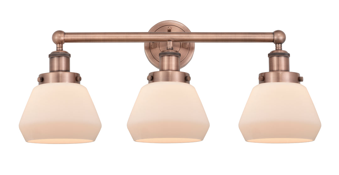 Innovations Lighting Fulton 7" Bath Vanity Light - Antique Copper