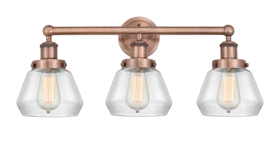 Innovations Lighting Fulton 7" Bath Vanity Light - Antique Copper