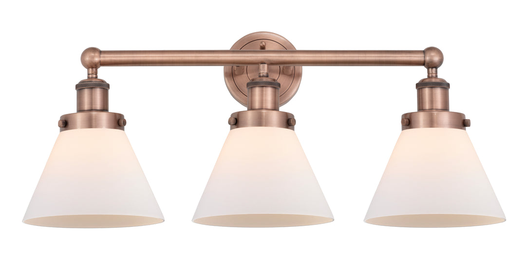 Innovations Lighting Cone 8" Bath Vanity Light - Antique Copper