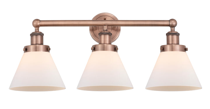 Innovations Lighting Cone 8" Bath Vanity Light - Antique Copper