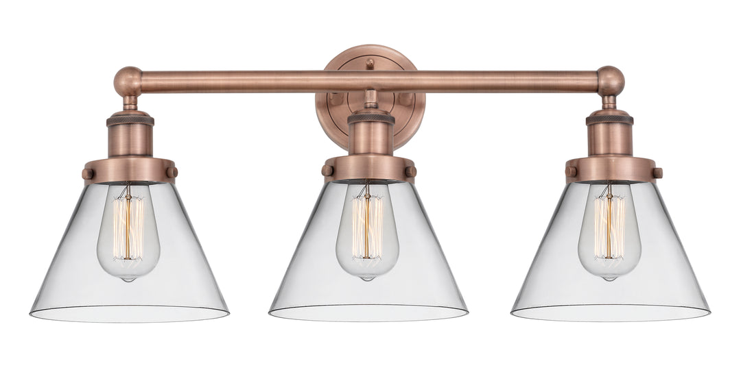 Innovations Lighting Cone 8" Bath Vanity Light - Antique Copper