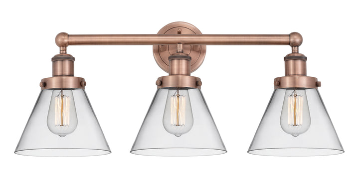 Innovations Lighting Cone 8" Bath Vanity Light - Antique Copper