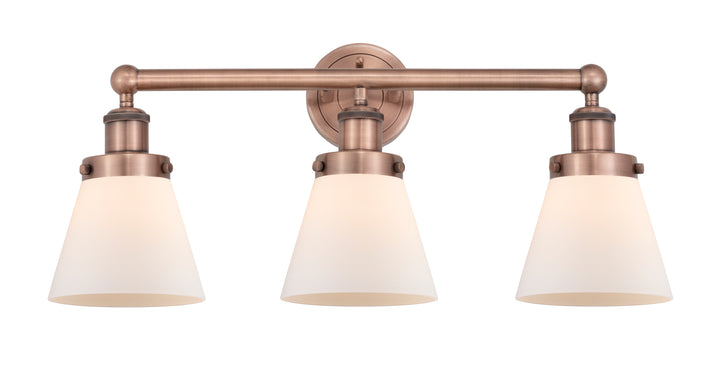 Innovations Lighting Cone 6" Bath Vanity Light - Antique Copper