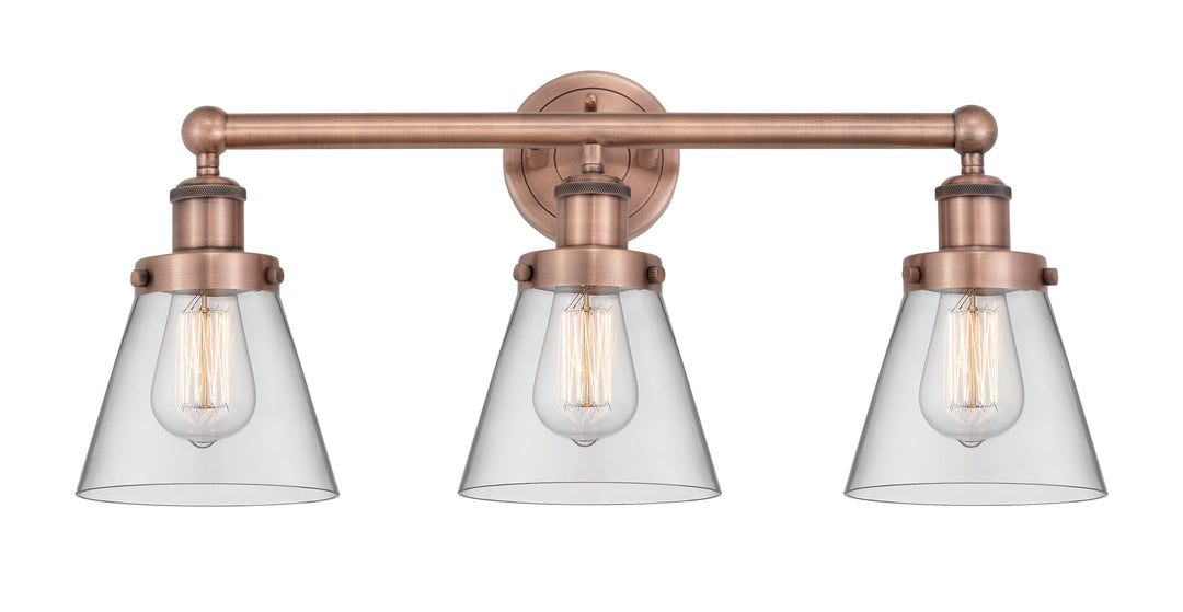 Innovations Lighting Cone 6" Bath Vanity Light - Antique Copper