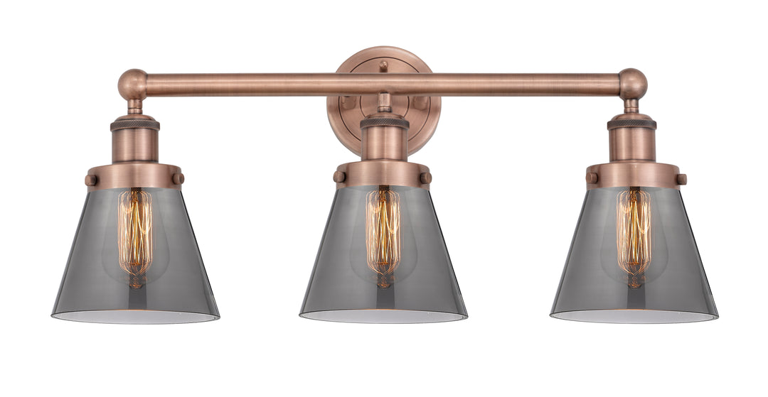 Innovations Lighting Cone 6" Bath Vanity Light - Antique Copper