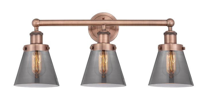 Innovations Lighting Cone 6" Bath Vanity Light - Antique Copper