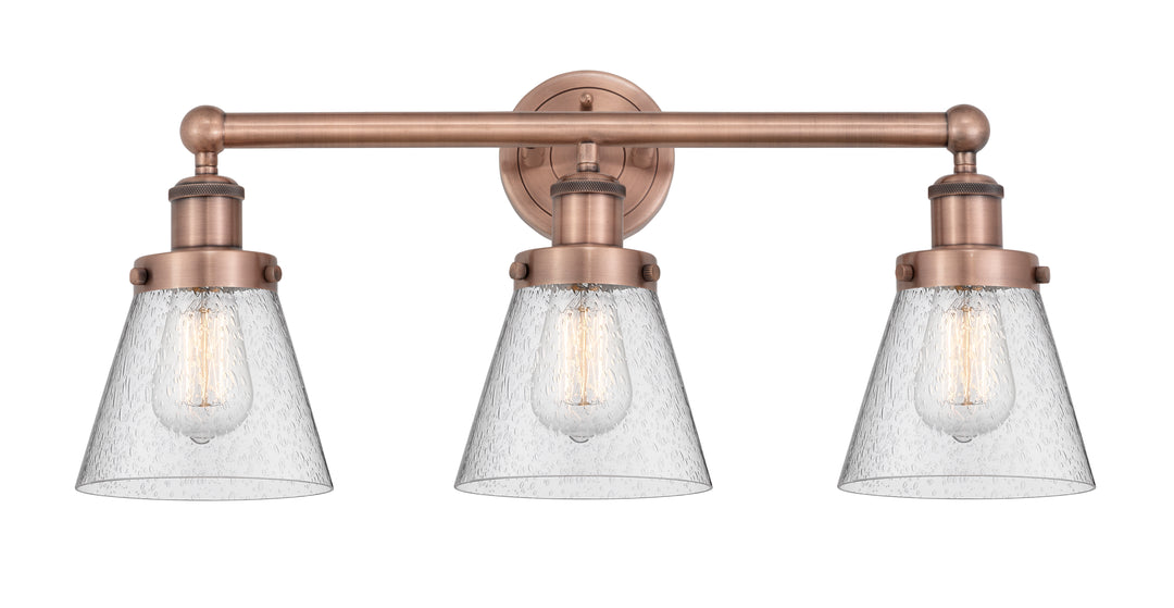 Innovations Lighting Cone 6" Bath Vanity Light - Antique Copper