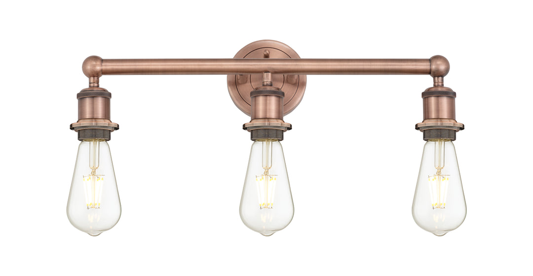 Innovations Lighting Edison Bath Vanity Light - Antique Copper