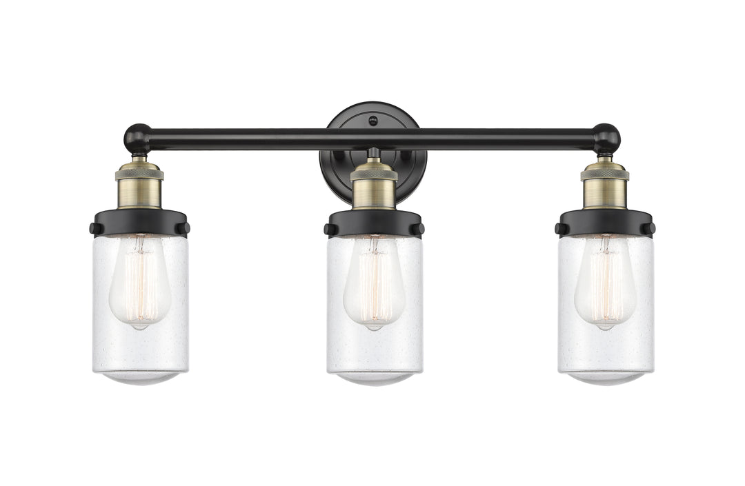 Innovations Lighting Dover 4.5" Bath Vanity Light - Black Antique Brass